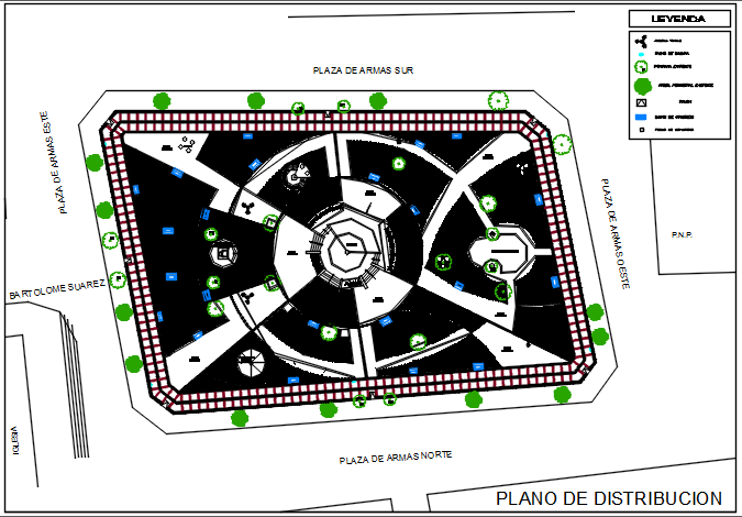 Landscaping garden detail dwg file