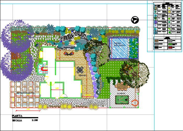 Landscaping plan of home