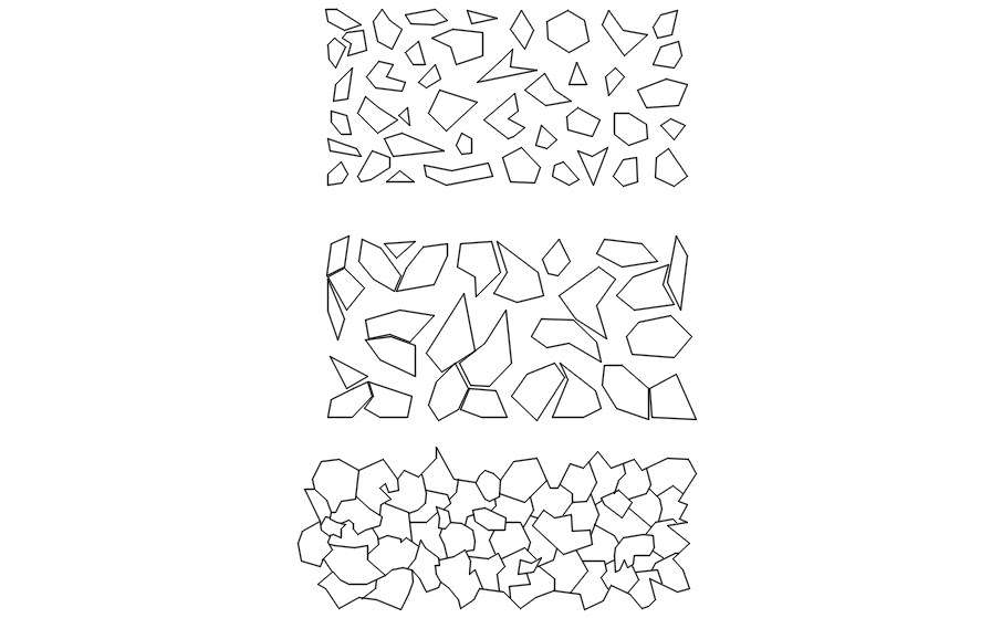 Landscaping path cad blocks in AutoCAD, dwg file.
