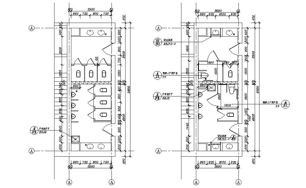 Latest Toilet Design DWG File Free 