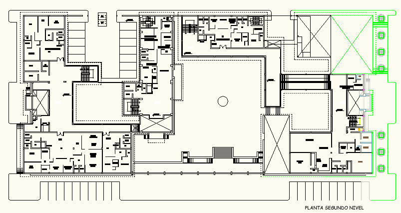 Layout Commercial working plan detail dwg file