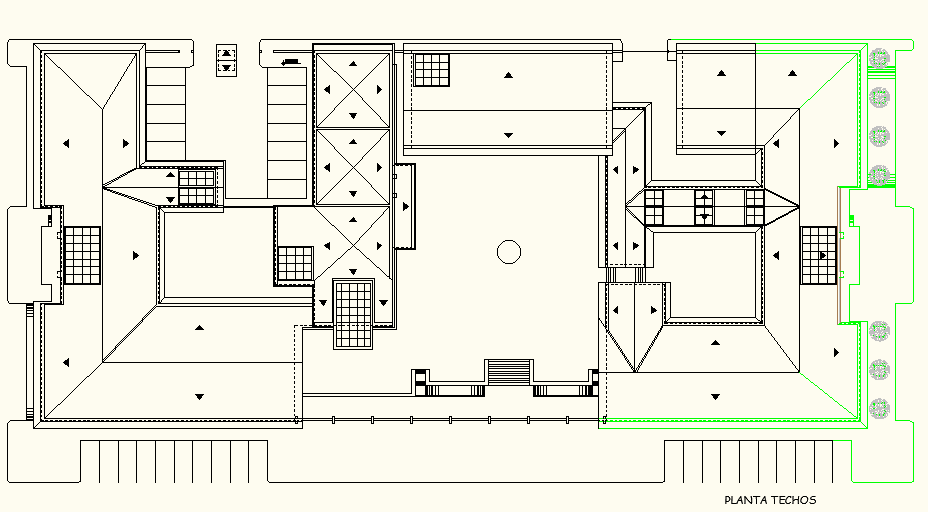 Layout Commercial working plan detail dwg file
