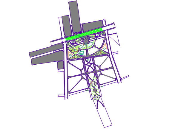 Layout Working Commercial plan detail dwg file