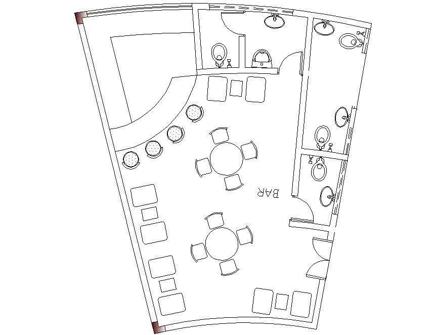 Layout kitchen plan detail dwg file