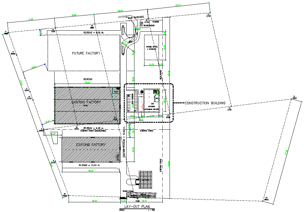 Layout plan detail