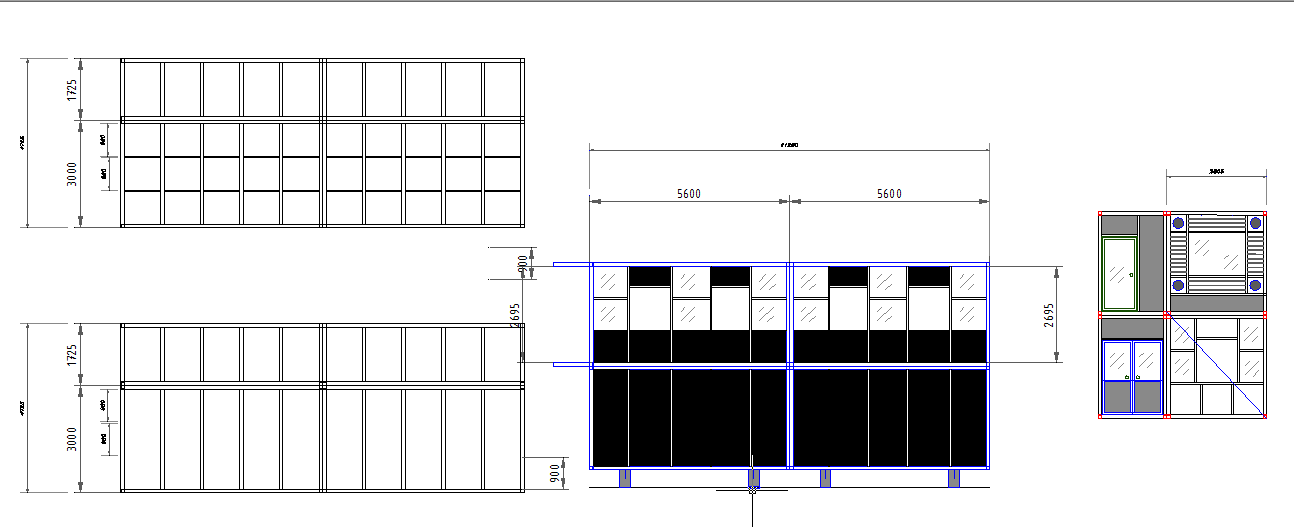 Layout plan detail dwg file