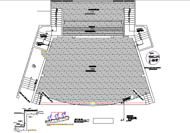 Layout plan detail dwg file