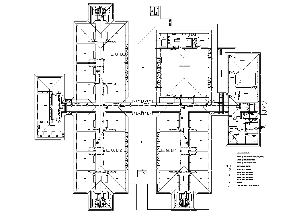 Layout plan detail dwg file