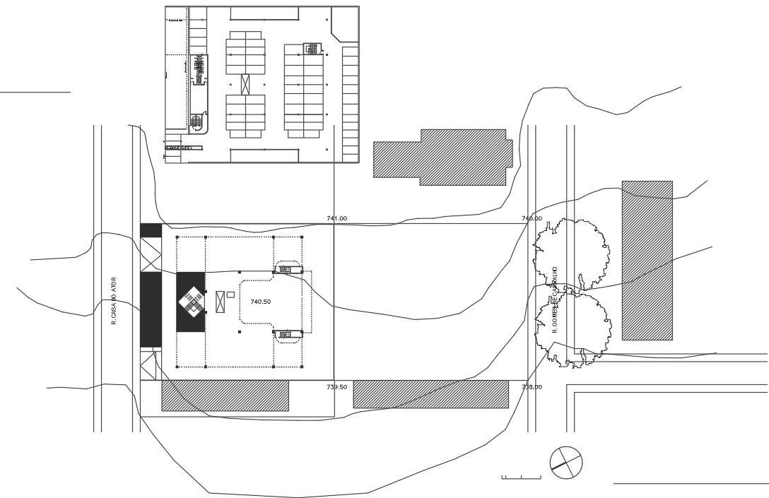 Layout plan detail dwg file