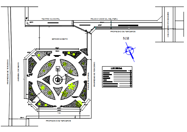 Layout plan detail dwg file