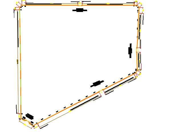 Layout plan detail dwg file