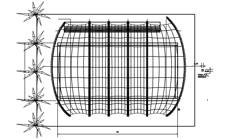 Layout plan detail dwg file