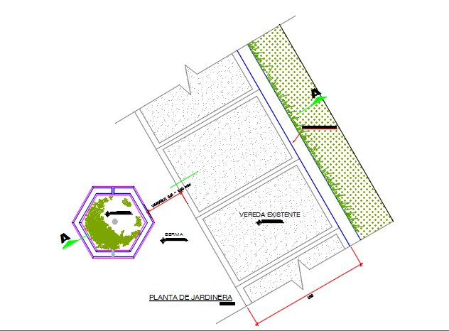 Layout plan detail dwg file