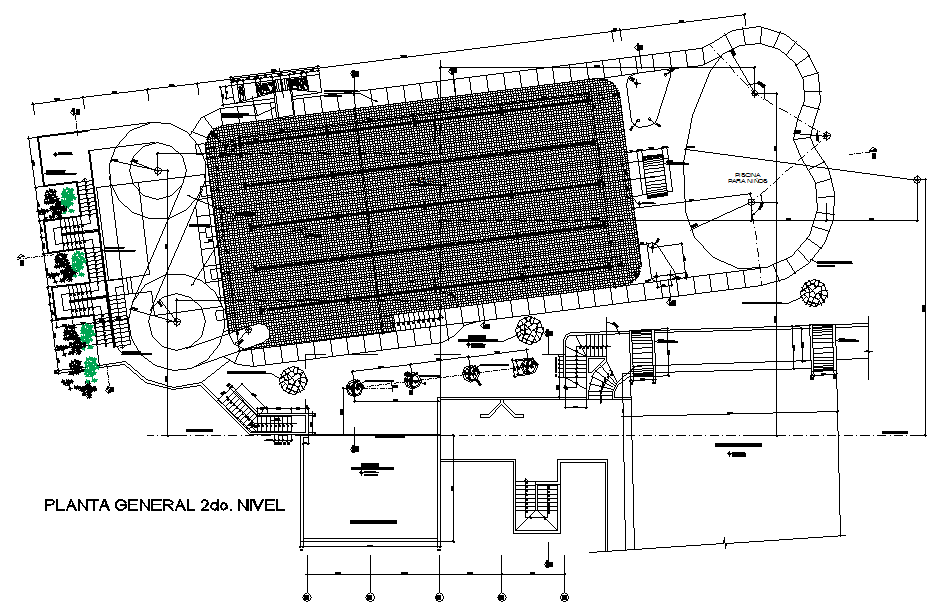 Layout plan detail dwg file