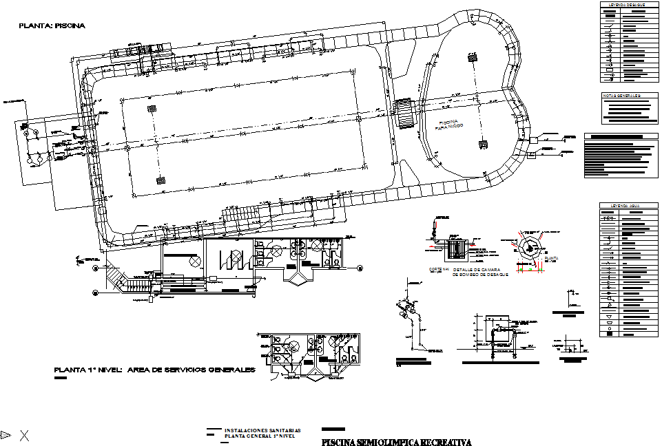 Layout plan detail dwg file