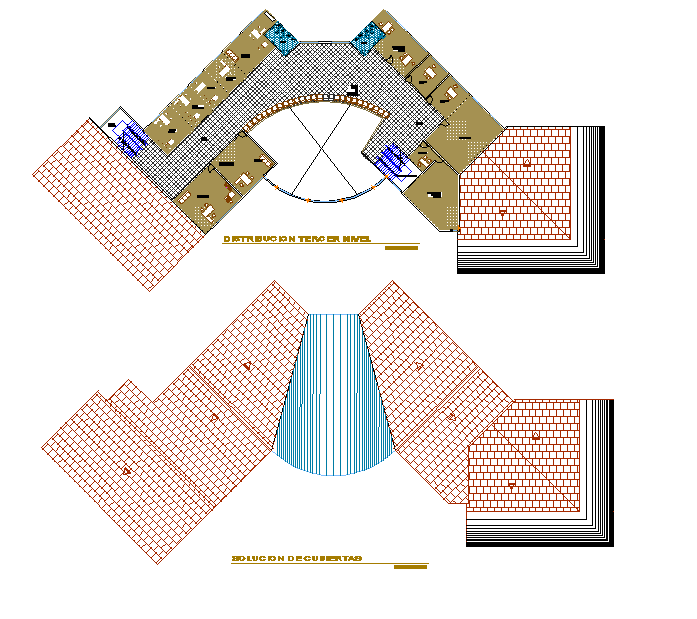 Layout plan detail dwg file