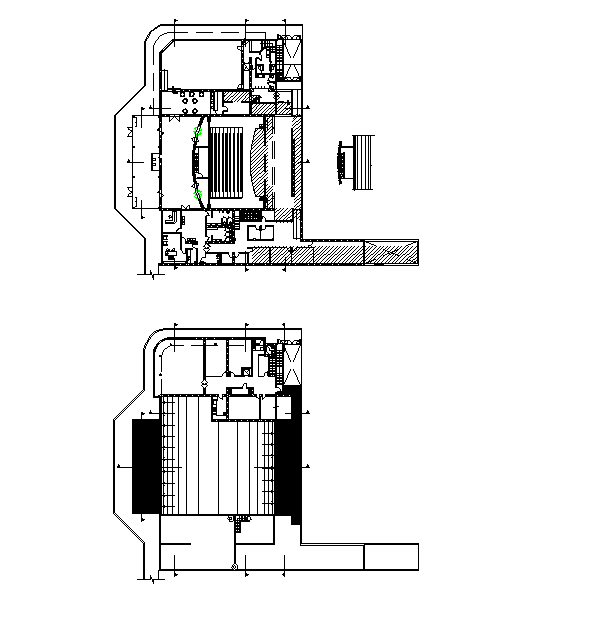 Layout plan detail dwg file