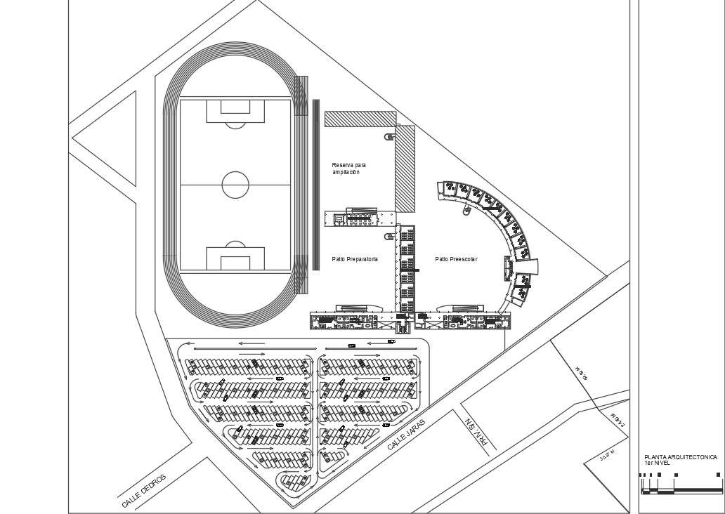 Layout plan detail dwg file