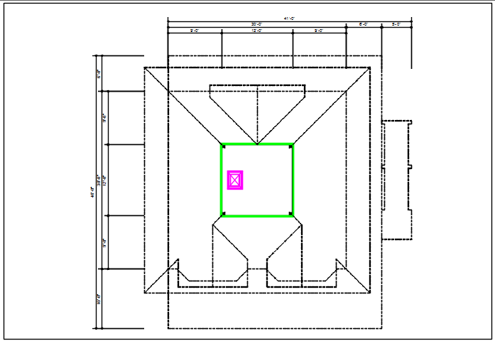 Layout plan detail dwg file