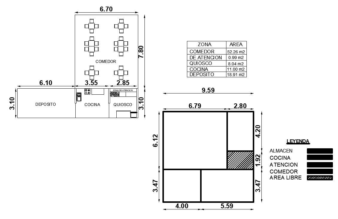 Layout plan detail dwg file