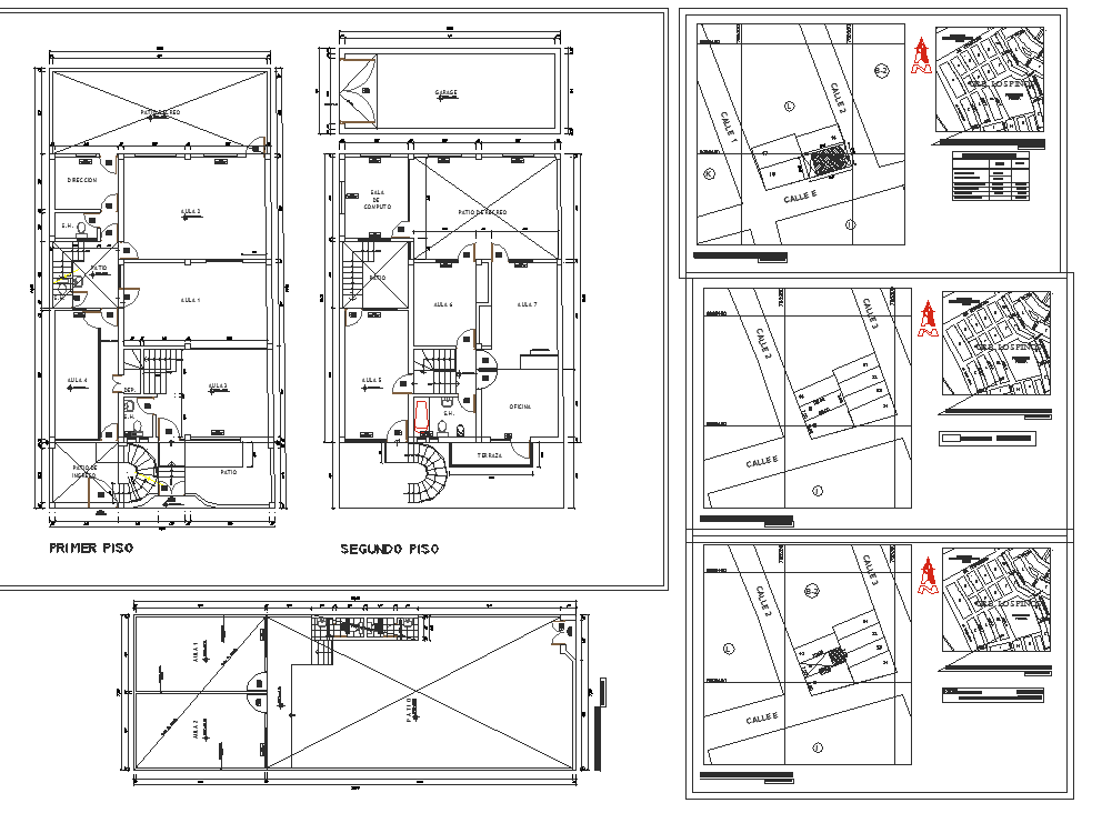 Layout plan detail dwg file