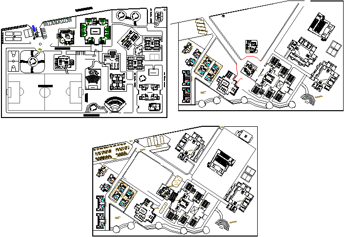 Layout plan detail dwg file