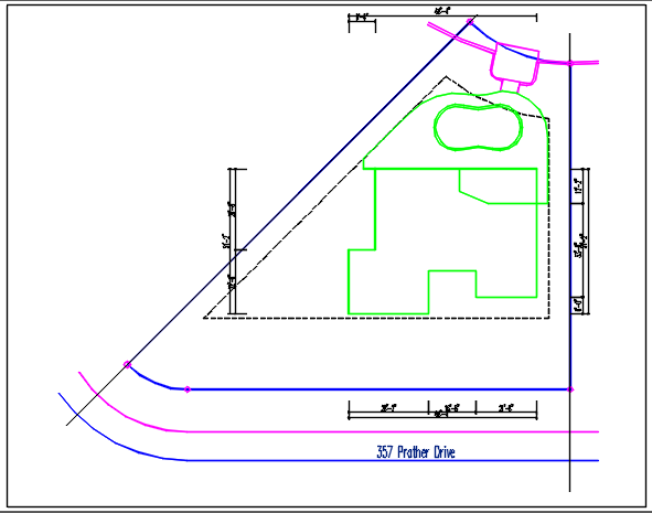 Layout plan detail dwg file