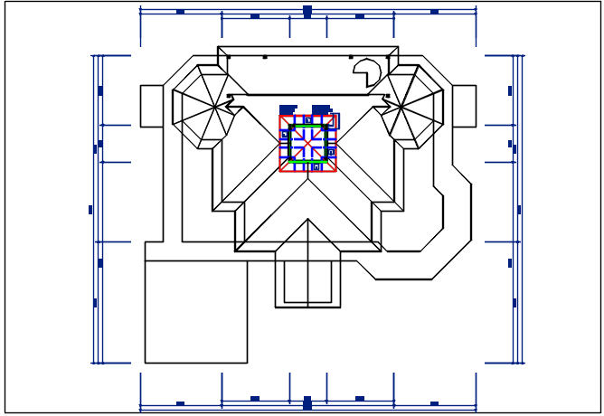 Layout plan detail dwg file
