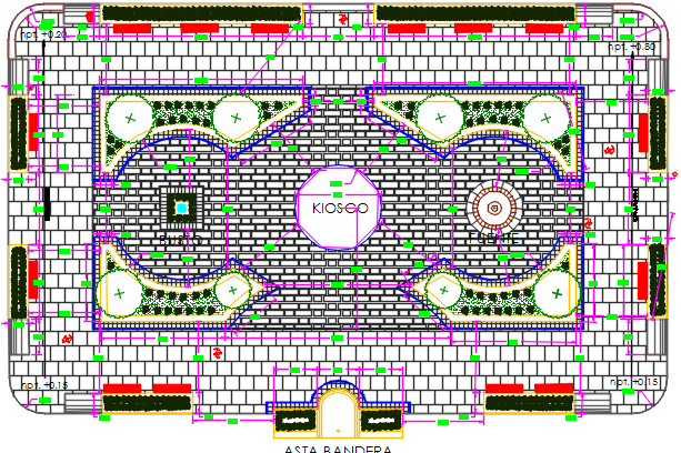 Layout plan detail dwg file