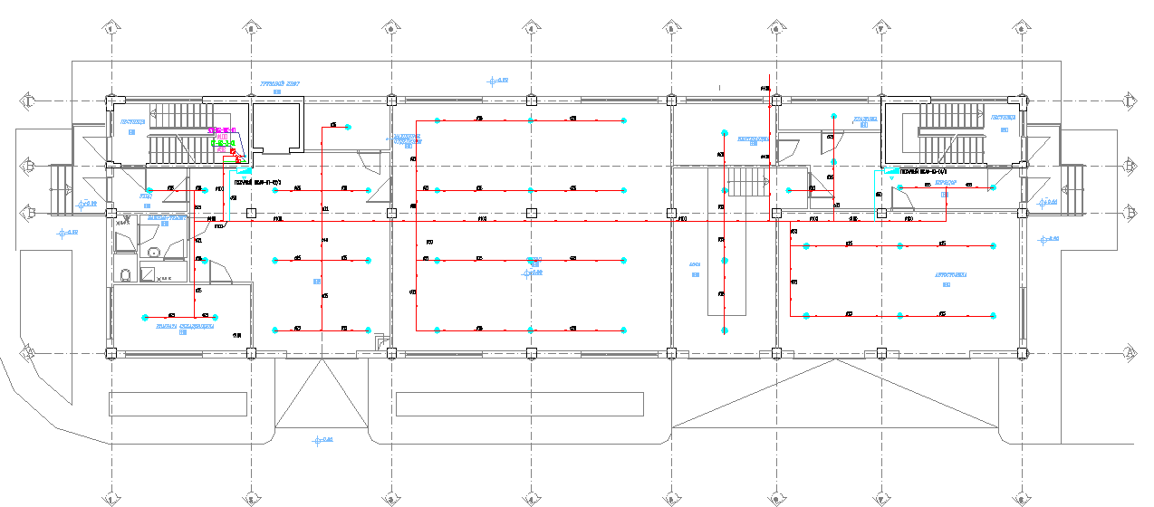 Layout plan of a office dwg file