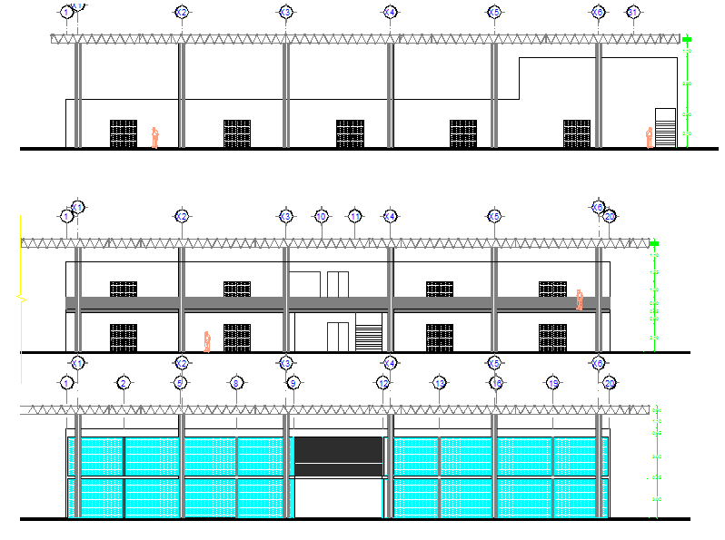 Layout plan of federal government office