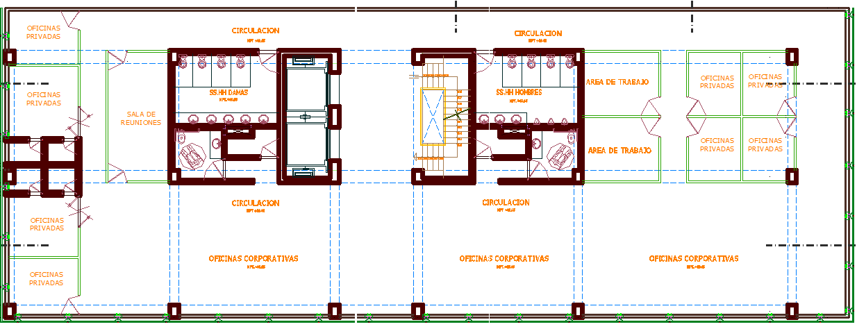 Layout plan of federal government office