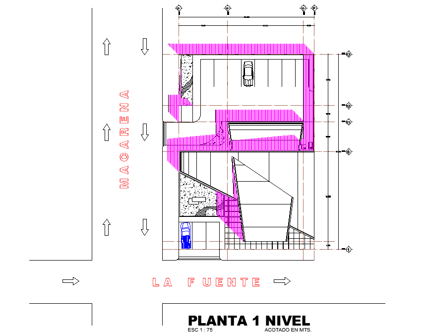 Layout plot detail dwg file