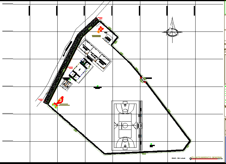 Layout plot detail dwg file