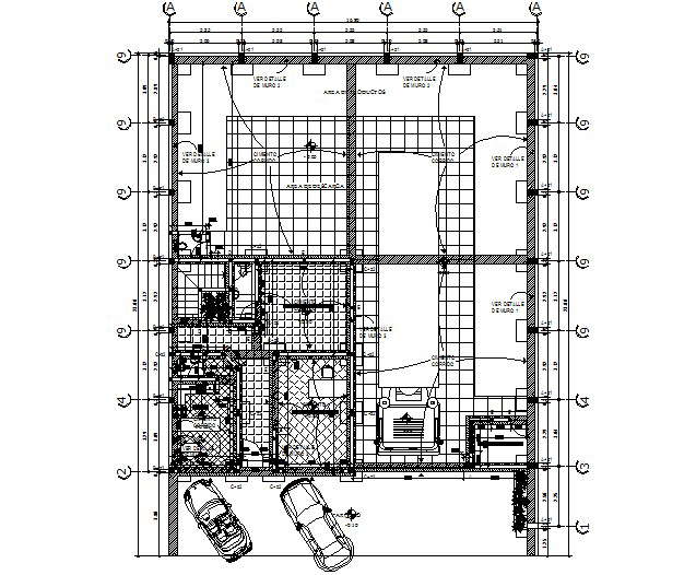 Layout plot planning detail dwg file