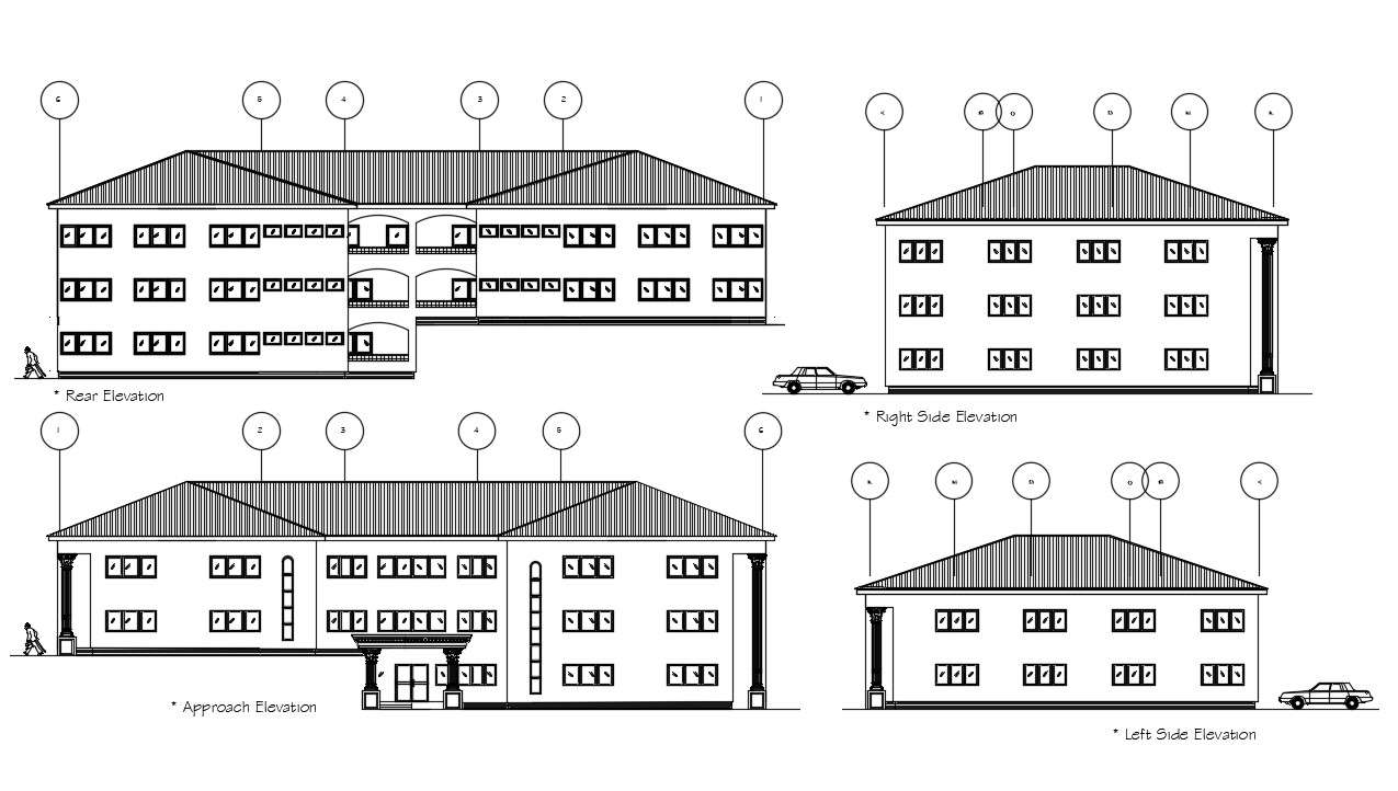 Library Layout Plan AutoCAD File