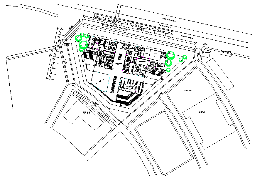 Library layout plan detail dwg file