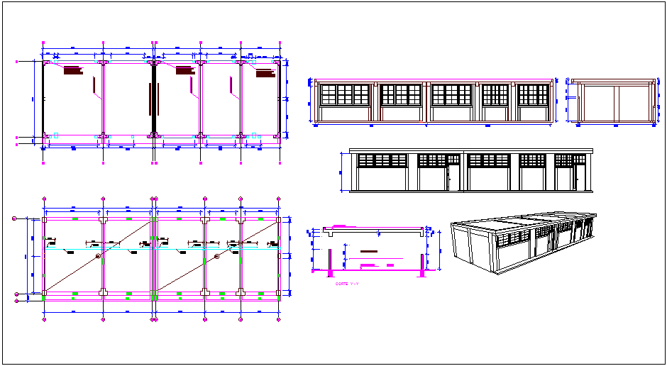 Lightened structures improvement plan dwg file 