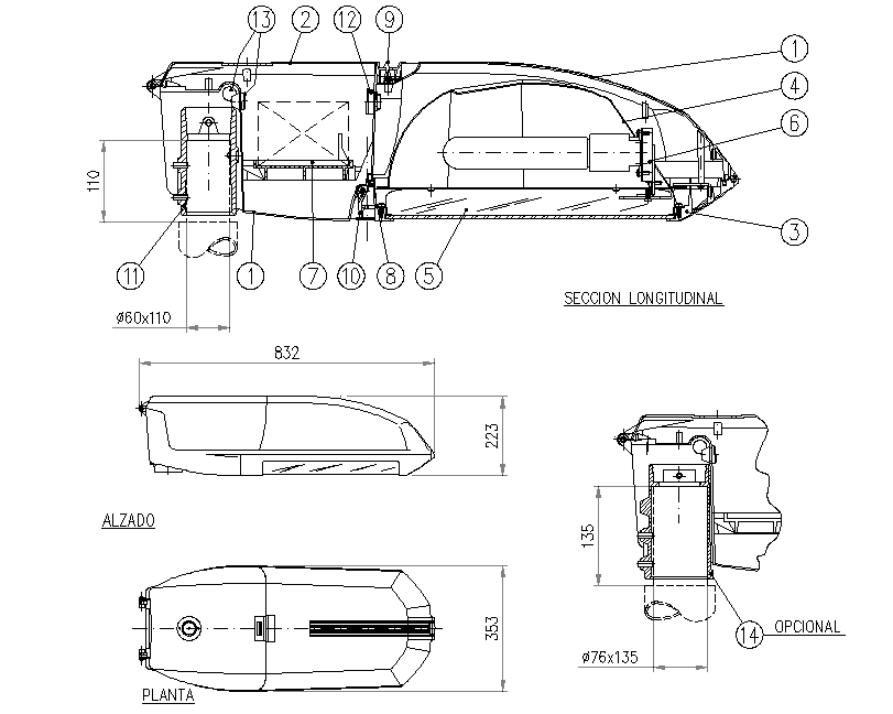 Lightest plan detail