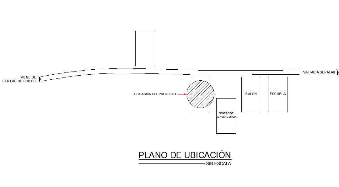 Location map plan dwg file