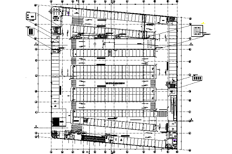Mall plan detail dwg file