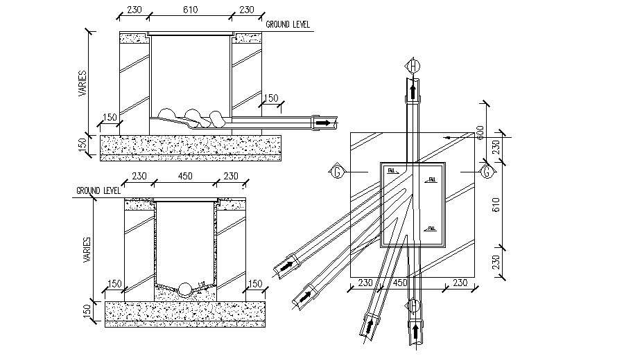 Manhole Chamber DWG File