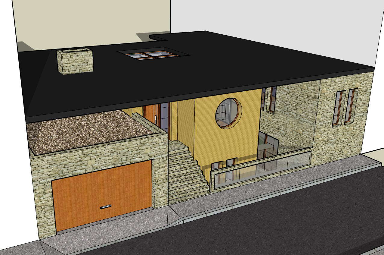 Mansion with a personal garage 