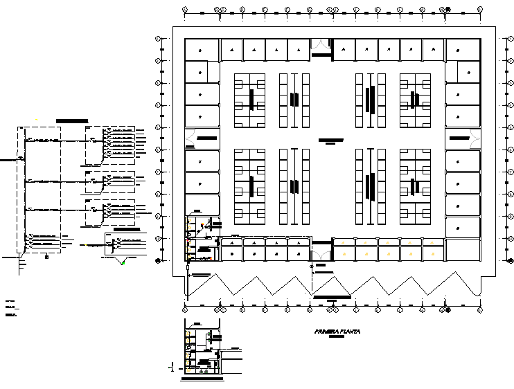 Market condo plan autocad file