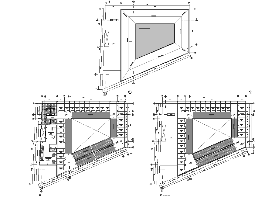 Market in concrete plan layout file