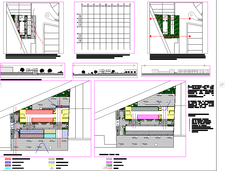 Market wood supply plan detail dwg file