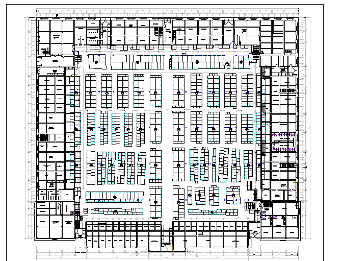 Markets equip plan dwg file