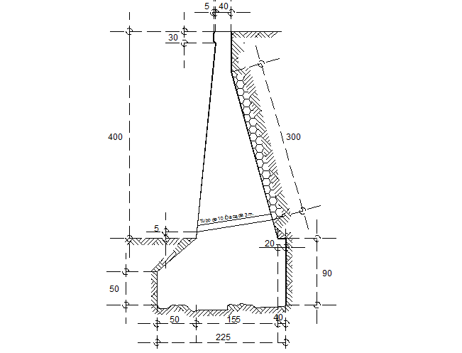 Masonry wall camposteria detail dwg file