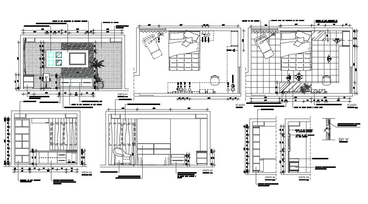 Master bedroom details
