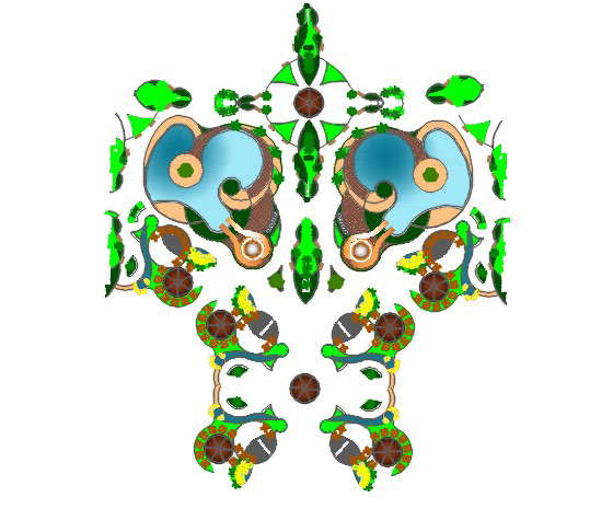 Master layout of park with landscape detail.